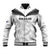 Custom New Zealand Silver Fern Football Baseball Jacket Go Aotearoa Grunge White - Polynesian Pride