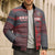 Custom New Caledonia Football Bomber Puffer Jacket Allez Les Cagous Grey Version - Polynesian Pride