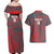 Custom New Caledonia Football Couples Matching Off Shoulder Maxi Dress and Hawaiian Shirt Allez Les Cagous Grey Version - Polynesian Pride