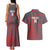 Custom New Caledonia Football Couples Matching Tank Maxi Dress and Hawaiian Shirt Allez Les Cagous Grey Version - Polynesian Pride