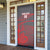 Custom New Caledonia Football Door Cover Allez Les Cagous Grey Version - Polynesian Pride