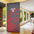 Custom New Caledonia Football Door Cover Allez Les Cagous Grey Version - Polynesian Pride