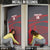 Custom New Caledonia Football Door Cover Allez Les Cagous Grey Version - Polynesian Pride