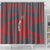 Custom New Caledonia Football Shower Curtain Allez Les Cagous Grey Version - Polynesian Pride