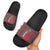 Custom New Caledonia Football Slide Sandals Allez Les Cagous Grey Version - Polynesian Pride