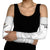 Custom New Caledonia Football Arm Sleeves Allez Les Cagous White Version - Polynesian Pride