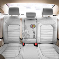 Custom New Caledonia Football Back Car Seat Cover Allez Les Cagous White Version - Polynesian Pride