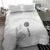 Custom New Caledonia Football Bedding Set Allez Les Cagous White Version - Polynesian Pride