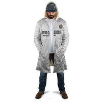 Custom New Caledonia Football Cloak Allez Les Cagous White Version - Polynesian Pride