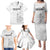 Custom New Caledonia Football Family Matching Puletasi and Hawaiian Shirt Allez Les Cagous White Version - Polynesian Pride