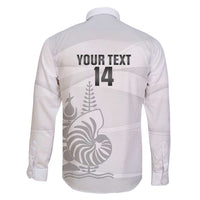 Custom New Caledonia Football Family Matching Puletasi and Hawaiian Shirt Allez Les Cagous White Version LT14 - Polynesian Pride