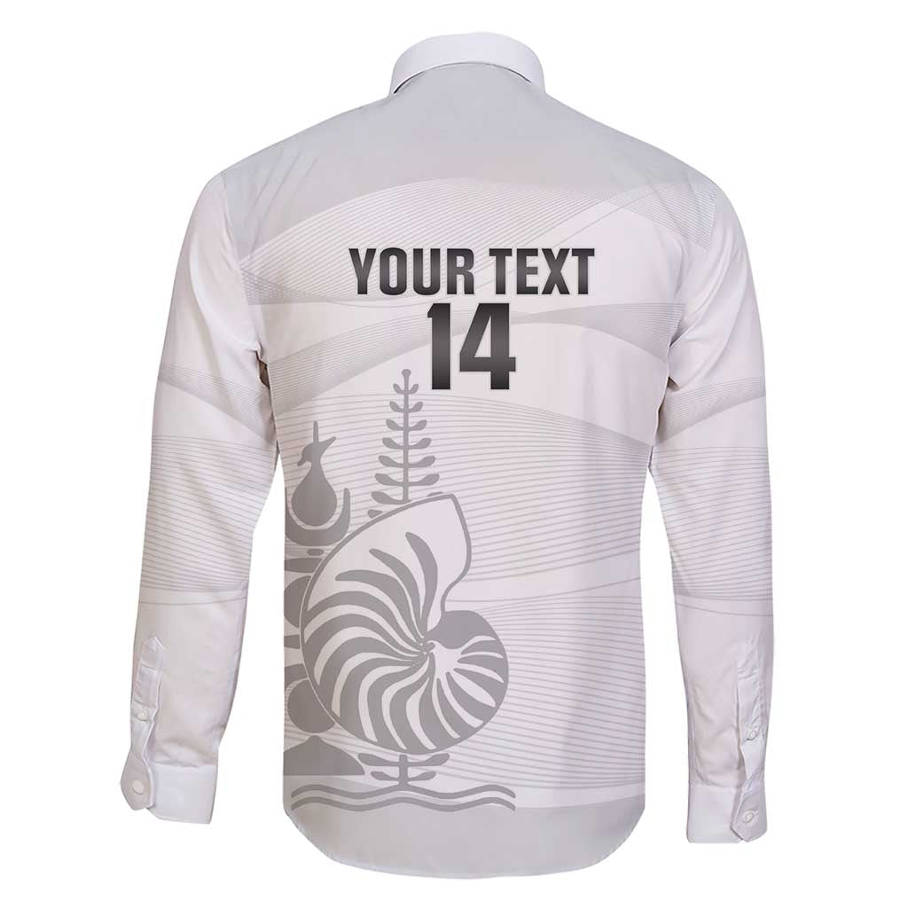 Custom New Caledonia Football Family Matching Short Sleeve Bodycon Dress and Hawaiian Shirt Allez Les Cagous White Version LT14 - Polynesian Pride