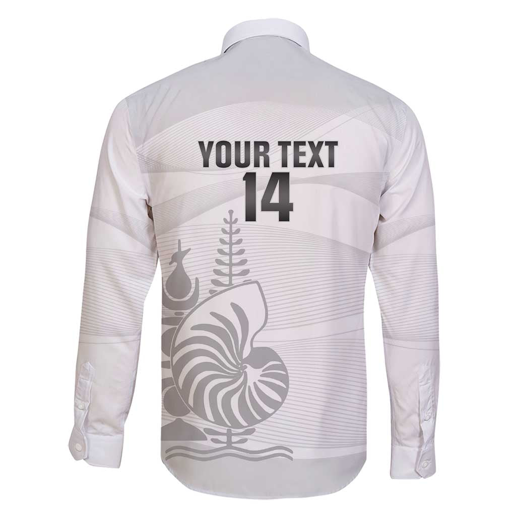 Custom New Caledonia Football Family Matching Tank Maxi Dress and Hawaiian Shirt Allez Les Cagous White Version LT14 - Polynesian Pride