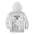 Custom New Caledonia Football Kid Hoodie Allez Les Cagous White Version - Polynesian Pride