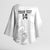 Custom New Caledonia Football Kimono Sleeve Blouse Allez Les Cagous White Version - Polynesian Pride