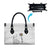 Custom New Caledonia Football Leather Bag Allez Les Cagous White Version - Polynesian Pride
