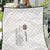 Custom New Caledonia Football Quilt Allez Les Cagous White Version - Polynesian Pride