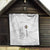 Custom New Caledonia Football Quilt Allez Les Cagous White Version - Polynesian Pride