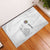 Custom New Caledonia Football Rubber Doormat Allez Les Cagous White Version - Polynesian Pride
