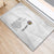 Custom New Caledonia Football Rubber Doormat Allez Les Cagous White Version - Polynesian Pride