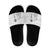 Custom New Caledonia Football Slide Sandals Allez Les Cagous White Version - Polynesian Pride