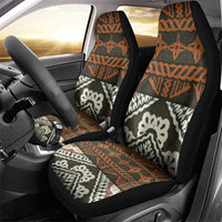 Bula Fiji Tapa Car Seat Cover Fijian Masi Vintage Vibes LT14 - Polynesian Pride
