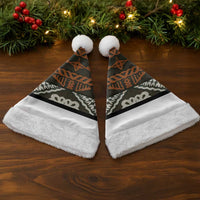 Bula Fiji Tapa Christmas Santa Hat Fijian Masi Vintage Vibes LT14 - Polynesian Pride