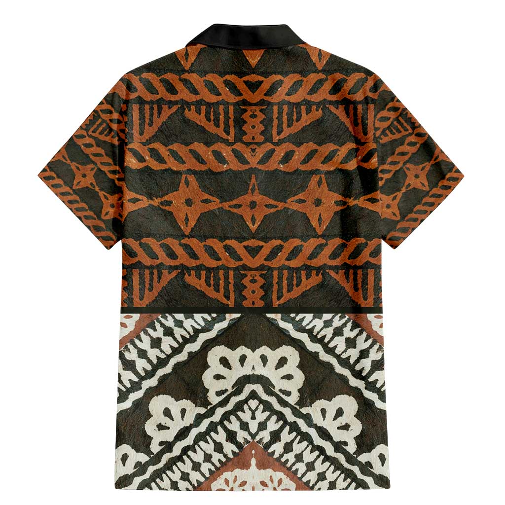 Bula Fiji Tapa Family Matching Mermaid Dress and Hawaiian Shirt Fijian Masi Vintage Vibes LT14 - Polynesian Pride