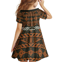 Bula Fiji Tapa Family Matching Tank Maxi Dress and Hawaiian Shirt Fijian Masi Vintage Vibes LT14 - Polynesian Pride