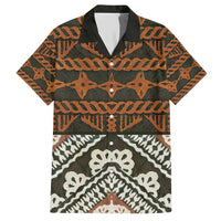 Bula Fiji Tapa Hawaiian Shirt Fijian Masi Vintage Vibes LT14 Brown - Polynesian Pride