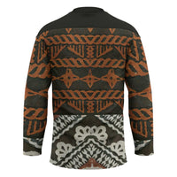 Bula Fiji Tapa Hockey Jersey Fijian Masi Vintage Vibes LT14 - Polynesian Pride