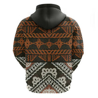 Bula Fiji Tapa Hoodie Fijian Masi Vintage Vibes LT14 - Polynesian Pride
