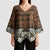 Bula Fiji Tapa Kimono Sleeve Blouse Fijian Masi Vintage Vibes - Polynesian Pride