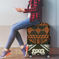 Bula Fiji Tapa Luggage Cover Fijian Masi Vintage Vibes LT14 - Polynesian Pride