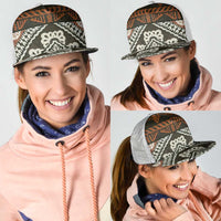 Bula Fiji Tapa Mesh Trucker Cap Fijian Masi Vintage Vibes LT14 - Polynesian Pride