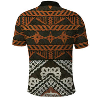 Bula Fiji Tapa Polo Shirt Fijian Masi Vintage Vibes LT14 - Polynesian Pride