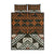 Bula Fiji Tapa Quilt Bed Set Fijian Masi Vintage Vibes - Polynesian Pride