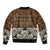 Bula Fiji Tapa Sleeve Zip Bomber Jacket Fijian Masi Vintage Vibes - Polynesian Pride