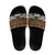 Bula Fiji Tapa Slide Sandals Fijian Masi Vintage Vibes - Polynesian Pride