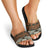 Bula Fiji Tapa Slide Sandals Fijian Masi Vintage Vibes - Polynesian Pride
