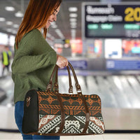 Bula Fiji Tapa Travel Bag Fijian Masi Vintage Vibes LT14 - Polynesian Pride
