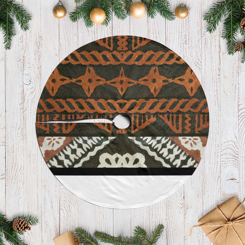 Bula Fiji Tapa Tree Skirt Fijian Masi Vintage Vibes - Polynesian Pride