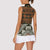 Bula Fiji Tapa Women Sleeveless Polo Shirt Fijian Masi Vintage Vibes - Polynesian Pride