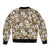 Kuvui Bula Fiji Bomber Jacket Fijian Tapa Seamless Hibiscus - Polynesian Pride