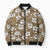 Kuvui Bula Fiji Bomber Puffer Jacket Fijian Tapa Seamless Hibiscus - Polynesian Pride