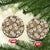 Kuvui Bula Fiji Ceramic Ornament Fijian Tapa Seamless Hibiscus - Polynesian Pride