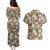 Kuvui Bula Fiji Couples Matching Puletasi and Hawaiian Shirt Fijian Tapa Seamless Hibiscus - Polynesian Pride