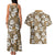 Kuvui Bula Fiji Couples Matching Tank Maxi Dress and Hawaiian Shirt Fijian Tapa Seamless Hibiscus - Polynesian Pride