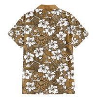 Kuvui Bula Fiji Family Matching Mermaid Dress and Hawaiian Shirt Fijian Tapa Seamless Hibiscus LT14 - Polynesian Pride
