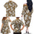 Kuvui Bula Fiji Family Matching Off The Shoulder Long Sleeve Dress and Hawaiian Shirt Fijian Tapa Seamless Hibiscus - Polynesian Pride